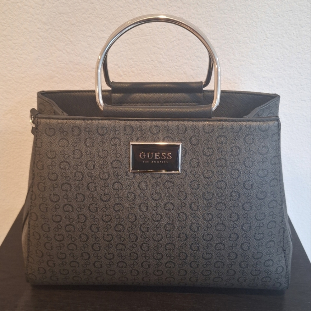 Guess Handbag with Silver Hardware